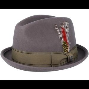 Brixton GAIN fedora grey size medium